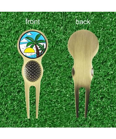 PINMEI Golf Divot Repair Tool with Removeable Ball Marker - Perfect Golf Gift for Men and Women - Buy Online on GoSupps.com