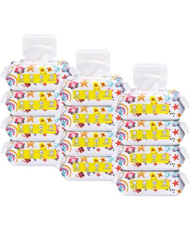 Baby Wipes - HAPPY BUM Saline Baby Wipes  Hypoallergenic  Unscented  360 Count (12 Packs of 30 Wipes) Saline Nose and Face Wipes - Buy Online on GoSupps.com