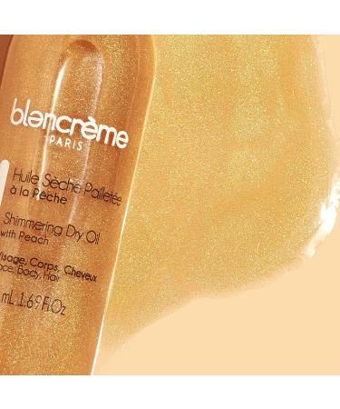 Blancr me - Huile S che Paillet e 3 en 1 Hydrate Visage Corps & Cheveux secs et tr s sec 100ml - Texture non grasse - Parfum p che- 98 2% d'ingr dients d'origine naturelle - Made in France - Buy Online on GoSupps.com