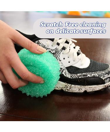 Scrub Daddy Colors Green Sponge Scrubber | Non-Scratch Dish Sponges for Kitchen & Bathroom | Odor Resistant & Dishwasher Safe - Buy Online on GoSupps.com
