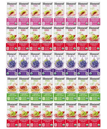 Honest kids Assorted Organic Juice Drink Variety Pack, 6 Fl Oz, (40 Count)