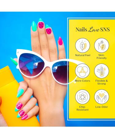 SNS Nail Dip Powder - Iguacu Falls (Blue/Cobalt Cream) | Long-Lasting Low-Odor No UV Required | 1 OZ - Buy Online on GoSupps.com