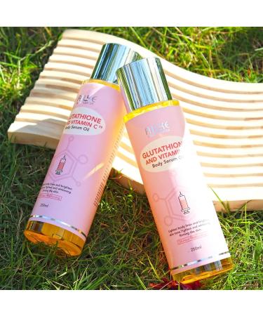 AILKE BOOST LUSTER AILKE Glutathione and Vitamin C Body Whitening Serum Oil radiant glow and smooth skin for body & hands & legs daily hydration for all skin types 250 ml Pack of 1 1 copy - Buy Online on GoSupps.com