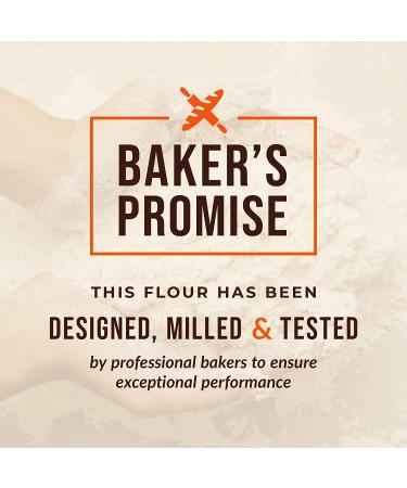 Organic Bread Flour for Baking - 5 lb Pack of 1 | Premium Quality 100% Organic Flour - Buy Online on GoSupps.com