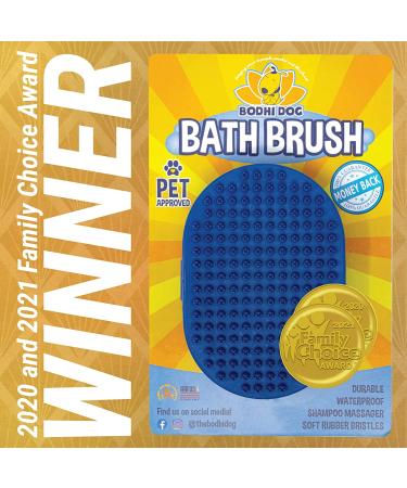 Bodhi Dog Grooming Pet Shampoo Brush - Soothing Massage Curry Comb for Dogs & Cats | Professional Blue - Buy Online on GoSupps.com