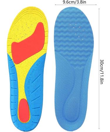 Buy L/44-47 Sport Shock Absorbing Insoles - Athletic Shoe Training Insoles for Men & Women - Enhance Comfort & Performance - Buy Online on GoSupps.com