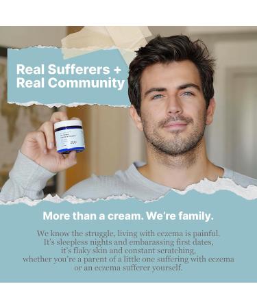 Natural Soothing Cream for Eczema & Psoriasis | Sea Moss & Colloidal Oats | Hydrating Sensitive Skin Cream (4 Oz - Buy Online on GoSupps.com