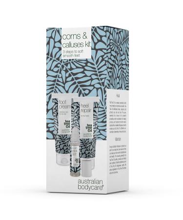 Corns & Calluses Kit with Tea Tree Oil for Soft Feet - Foot Cream Heel Repair & Corn Stick Set for Effective Foot Care & Repair - Natural Ingredients - Perfect for Dry Rough & Cracked Feet