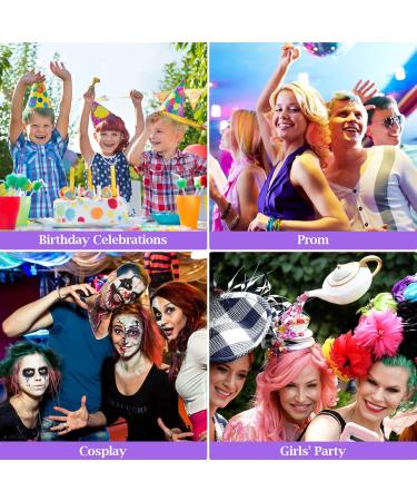 BTGGG 6 Colors Hair Chalks for Girls Temporary Hair Dye Spray Colour for Kids Coloured Hair Spray Washable Hair Dye Chalk Girls Kids Gifts for Halloween Xmas Birthday Party Cosplay (6 Colours-12PCS) - Buy Online on GoSupps.com