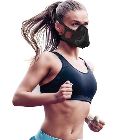 Aduro Sport High Elevation Training Mask - Improve Cardio & Breathing Workout for Men & Women - Black - Buy Online on GoSupps.com