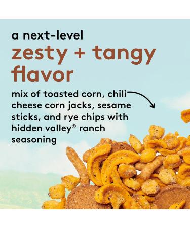 Buy Snak Club Crunch Mix with Hidden Valley Ranch - 8oz Family Size | Toasted Corn Nuggets Chili Cheese Corn Jacks Sesame Sticks & Rye Chips - International Shipping Available - Buy Online on GoSupps.com