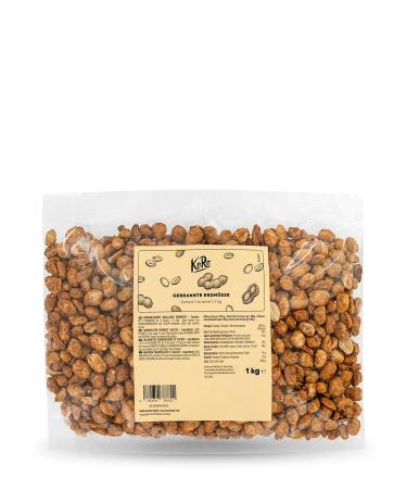 KoRo - Roasted Peanuts Salted Caramel 1 kg - Salty nut meets sweet caramel - Crunchy whole nuts - Practical value pack - Buy Online on GoSupps.com