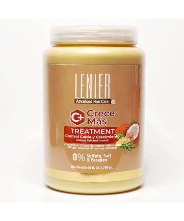 Lenier Crece Mas Treatment w/ Ginger Coconut Rosemary & Minoxidil 60 oz