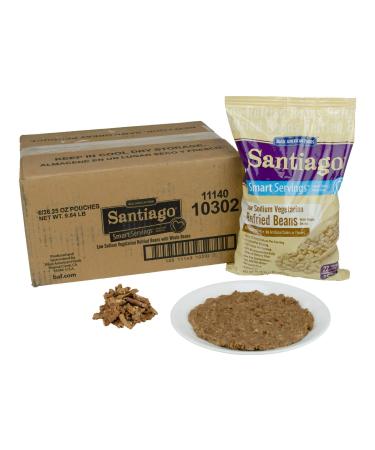 Santaigo Whole Vegetarian Refried Beans - 26.25 oz. pouch, 6 pouches per case 1.64 Pound (Pack of 6)