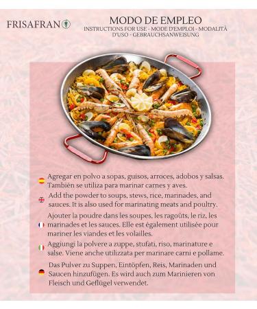 FRISAFRAN | Safran Moulu 25g | Poudre de Safran | Moulue de Safran | safran poudre | Safran Bio | Safran Biologique | safran moulu | Sans Colorant ni Conservateur | pice certifi e | Safran naturel 25Gr - Buy Online on GoSupps.com