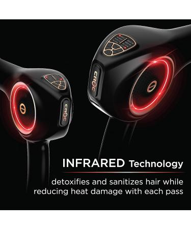 CROC Masters 2K2 Digital Infrared Blow Dryer - Black Brushless Motor | International Shipping Available - Buy Online on GoSupps.com