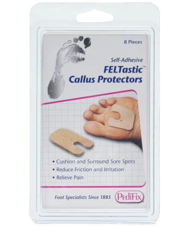 Pedifix Felt Callus Protectors 2 Pack 8 Count.