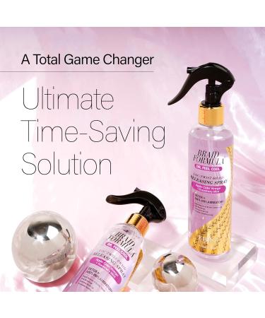 Braid Formula Releasing Spray - Braid Loc Twist Quick Removal Faster Take Down with No Breakage Cooling Sensation Detangles Scalp Tension Relief Apple Cider Vinegar + Rosemary Mint - Buy Online on GoSupps.com