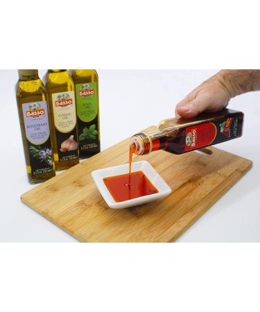 Naturally Infused Olive Oil Tasting Set with Gift Box - Garlic, Rosemary, Basil, Chili Pepper - 4x8.5 fl.oz - All Natural - Great Corporate Gift - Buy Online on GoSupps.com