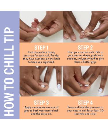 Chillhouse Chill Tips Limited | Sea Siren Press On Nail Kit (Almond) - Shop Internationally for Stylish Nails - Buy Online on GoSupps.com