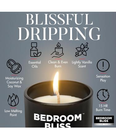 Bedroom Bliss Lovers Massage Candle - Indulge in Vanilla Aroma for Romantic Nights | International Shipping Available - Buy Online on GoSupps.com