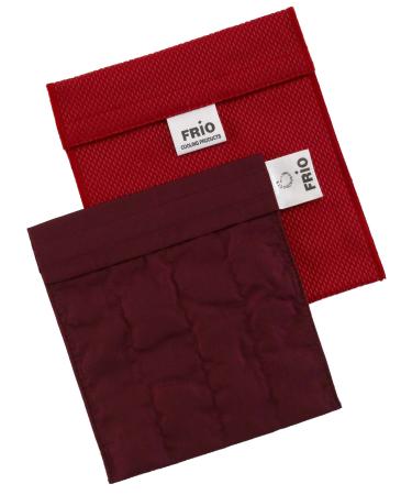 Frio Little Diabetic Insulin Cooling Pocket 16 x 14 cm in red |For insulin vials or cartridges |Cools with cold water i no cooling package necessary