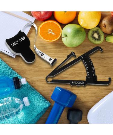 Body Fat Caliper & Measuring Tape for Skin Fold Analysis and BMI - MEDca - Buy Online on GoSupps.com