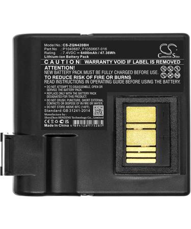 Replacement Battery for Zebra QLN420 & ZQ630 | 6400mAh | BTRY-MPP-68MA1-01 - Buy Online on GoSupps.com