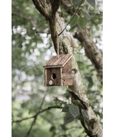 Garden Mile Natural Bird Box Houses Hotel - Traditional Wooden Bird Hut Hanging Wild Bird House Bird Nesting Boxes for Garden Log Cabin Outdoor Tree Balcony and Garden Decorations - Buy Online on GoSupps.com
