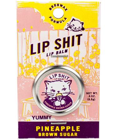 Blue Q Lip Balm LIP SHIT pineapple brown sugar
