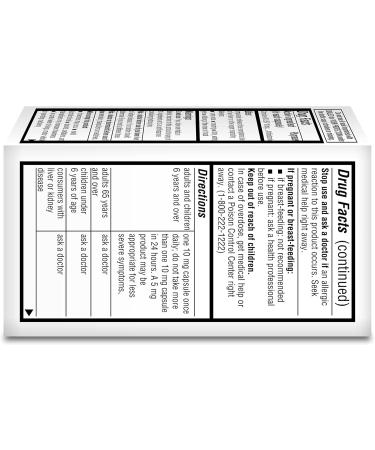 Antihistamine Allergy Relief Cetirizine HCL 10mg Softgel - 65 Count | Healthy Living - Buy Online on GoSupps.com