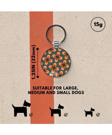 DISONTAG QR Code Dog ID Tag - Personalized Social Profile Free Online Pet Management Modifiable Privacy Controls Round A4 Size - Buy Online on GoSupps.com