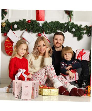 LALAFINA 6pcs Christmas Candy Paper Bag Candy Bags Kraft Retail Bags Party Favor Bag Packing Bag Kraft Paper - Buy Online on GoSupps.com