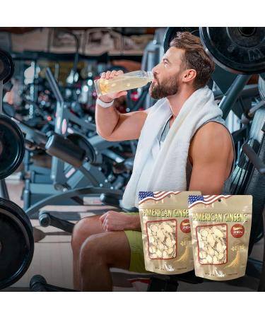 2 Bags of American Ginseng Slices (4oz/Bag) / Panax Ginseng. Boosts Body Immunity Energy & Stamina for Man & Women 4 Ounce (Pack of 2) - Buy Online on GoSupps.com