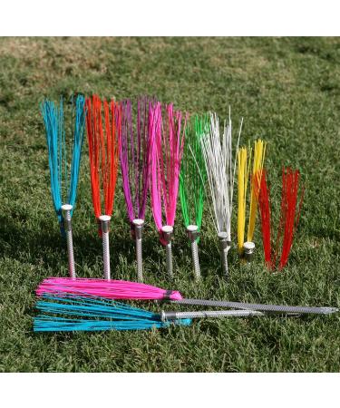 Trail Chasers Red 6 Inch Hard Ground Markers with Upgraded Stakes - Pack of 25 - Buy Online on GoSupps.com