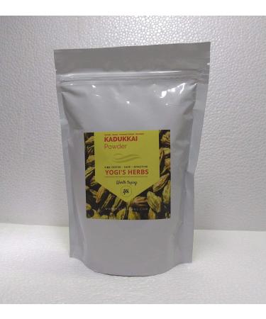 Yogis Herbs Kadukkai Powder 1lb - Fresh Pure Terminalia Chebula Haritaki - Pack of 1 - Buy Online on GoSupps.com