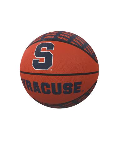 Logo Brands Officially Licensed NCAA Unisex Repeating Mini-Size Rubber Basketball, Miniature, Team Color Syracuse Orange