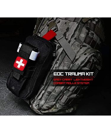 Tourniquet Holder & Small Trauma Kit - Portable Tactical First Aid Pouch for Camping and Hiking - Buy Online on GoSupps.com