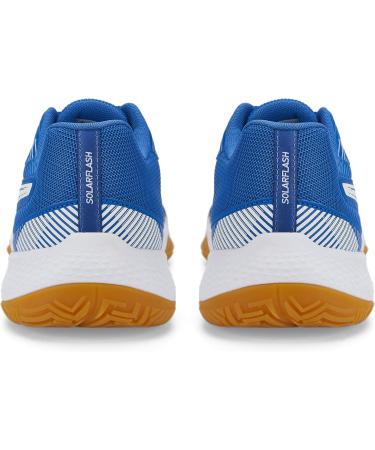 PUMA Unisex Solarflash II Indoor Court Shoe - 44.5 EU - Puma Royal & White Gum - International Shipping Available - Buy Online on GoSupps.com