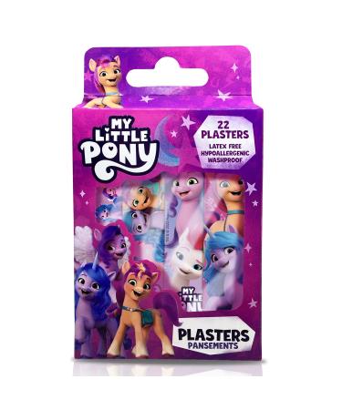 My Little Pony Plasters x22 / 4 Sizes/Latex Free/Hypoallergenic/Washproof