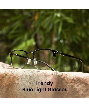 Cyxus Blue Light Filter Glasses for Women & Men - Computer Safety & Gaming Glasses - Prescription-Free Eyewear - Buy Online on GoSupps.com