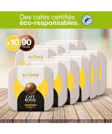 90 Coffee Balls Espresso - Premium Coffee Balls 100% Compostable - Specially Designed for the Use of CoffeB by Caf Royal Cof - Buy Online on GoSupps.com
