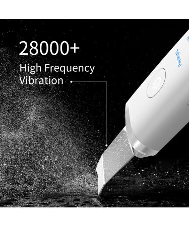 COSBEAUTY Skin Scrubber & Blackhead Remover - 4 Modes, Waterproof, Wireless Rechargeable (White) - Buy Online on GoSupps.com