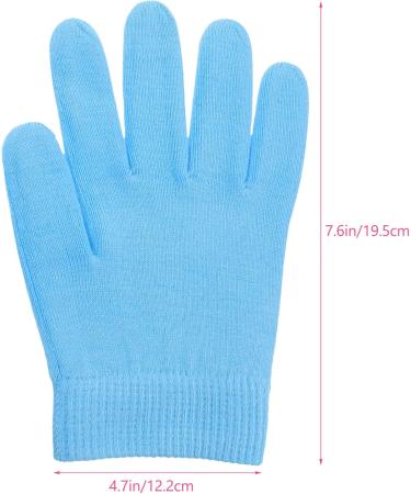 FOMIYES 1 Pair Night Moisturizing Gloves Spa Gloves for Dry Hand Moisturizer Gloves Womens Glove Hair Chain Silver Gel Gloves Cosmetic Moisturizing Gloves Care Essential Oil - Buy Online on GoSupps.com