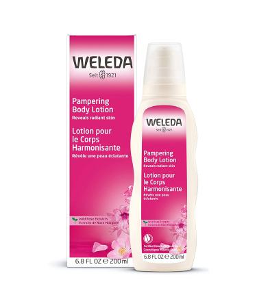 Weleda Wild Rose Body Lotion - 6.8 fl oz (200 ml) | Natural Pampering Moisturizer - Buy Online on GoSupps.com