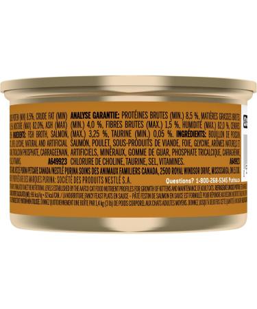 Fancy Feast Wet Cat Food Gravy Lovers Pat Salmon Feast in Gravy - 85 g Can (24 Pack) - Buy Online on GoSupps.com