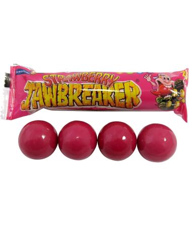 Jawbreakers Strawberry (Box of 30) - Buy Online on GoSupps.com
