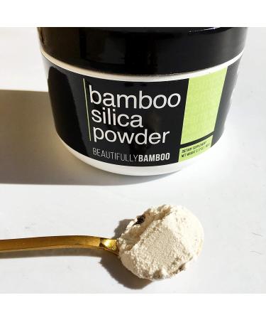 Bamboo Silica Extract Powder - 150 Servings for Hair, Skin & Nails by Beautifully Bamboo - Buy Online on GoSupps.com