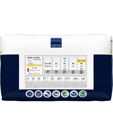 Abena Abri-Form Premium Incontinence Briefs Level 4 - Small 22 Count - Buy Online on GoSupps.com