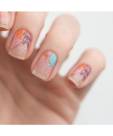 Shop Avoa Beauty Bahama Mama Nail Film - Colorful Tropical Nail Wraps | Long-Lasting Self-Adhesive Designs - Buy Online on GoSupps.com